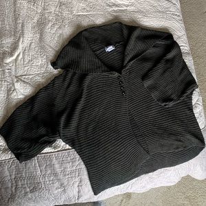 Black Shawl Sweater Small/Medium